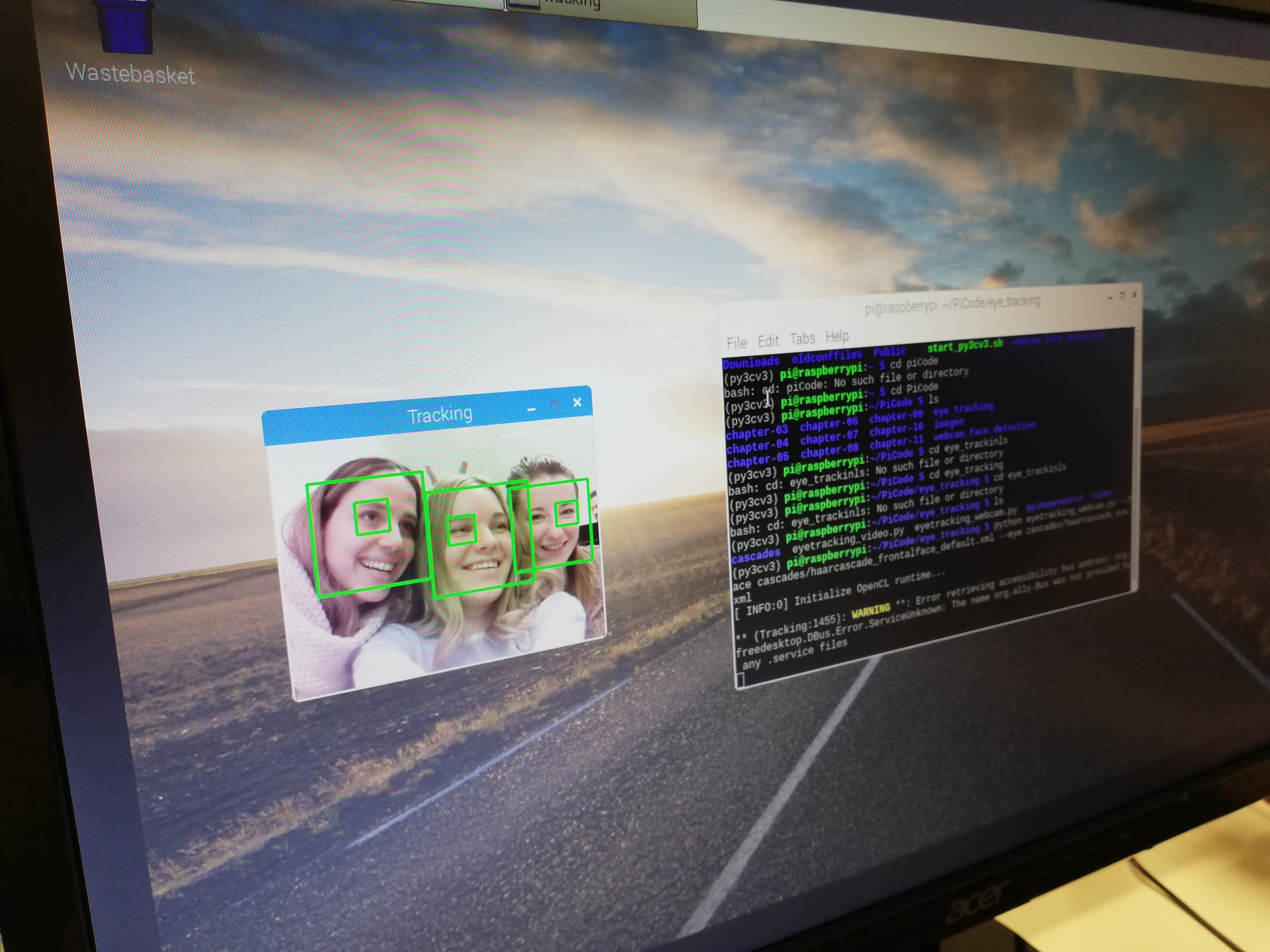 Face recognition using Raspberry Pies