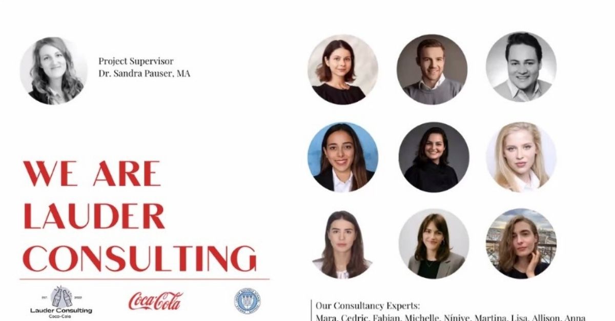 Coca-Cola Lauder Consulting Family Portrait