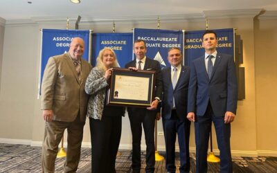 Lauder Business School Handed Official ACBSP Certificate of Accreditation in Chicago