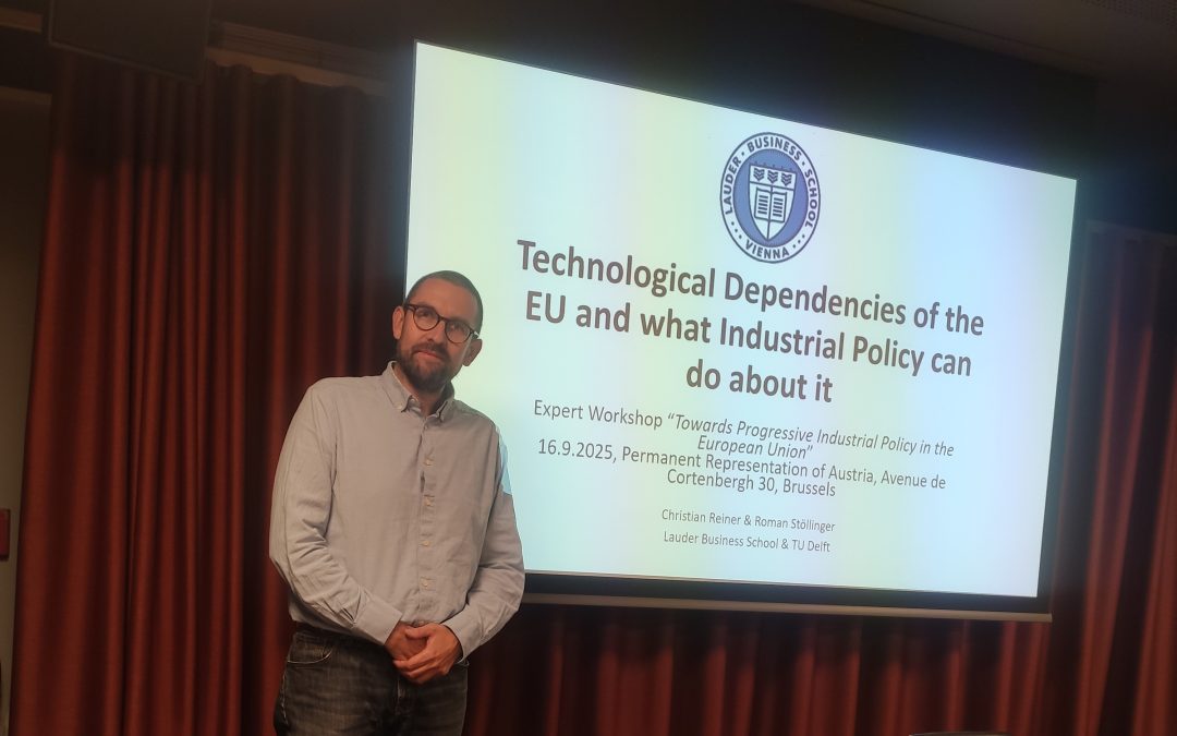 Shaping Europe’s Future: Prof. (FH) Dr. Christian Reiner at the Brussels Industrial Policy Forum